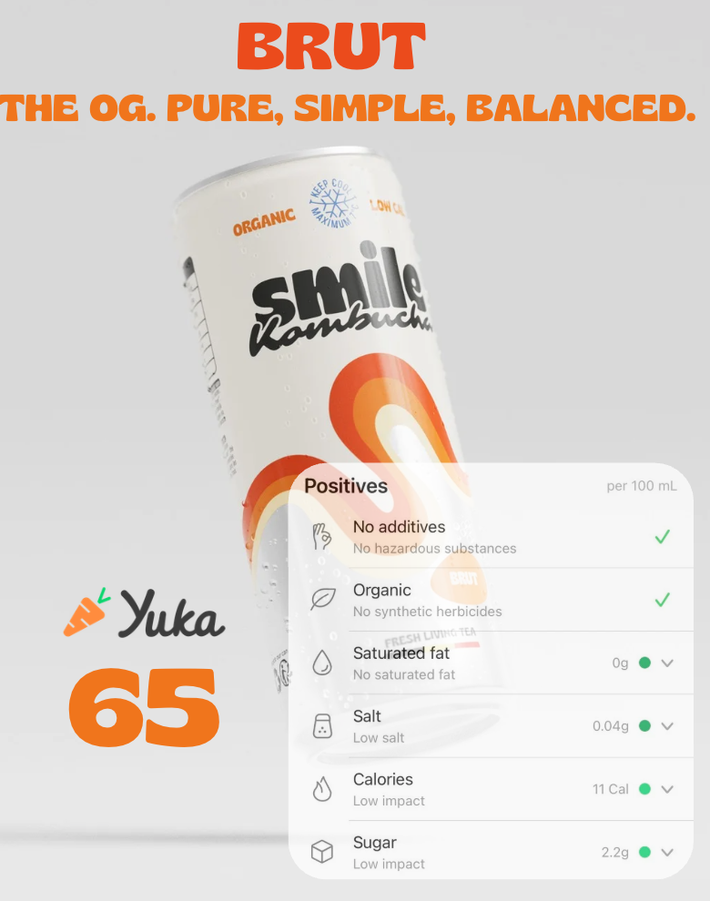 Smile Kombucha - Blog - Yuka What is a good score?